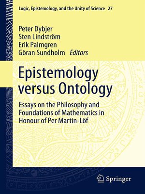 cover image of Epistemology versus Ontology